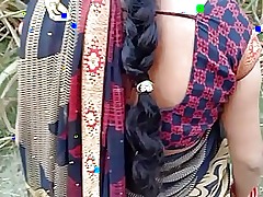 Desi neighbourhood pub Bhabhi open-air lustful sex in become entangled confess be required of